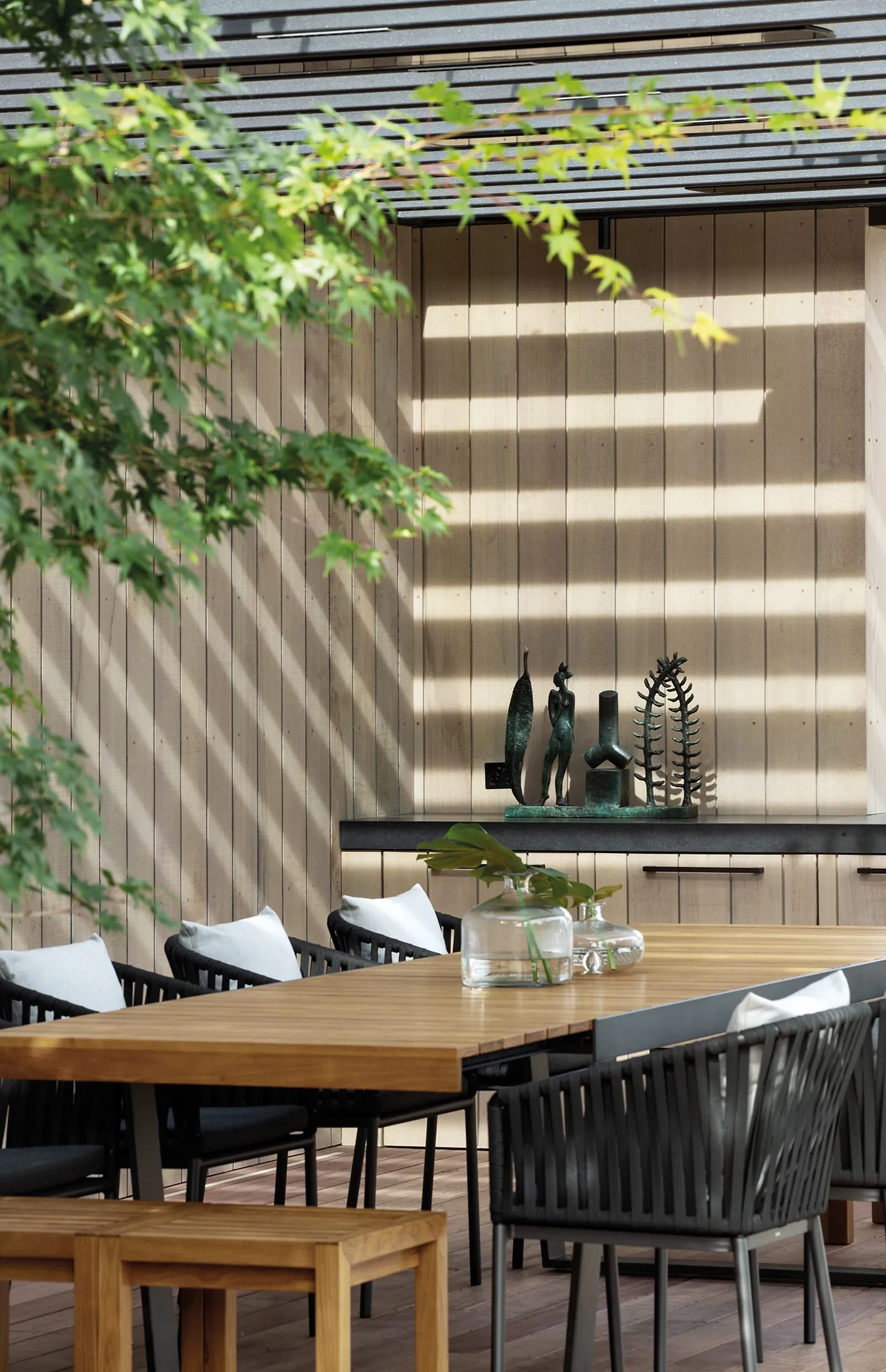 Pool Pavilion, Auckland. Landscape design by Suzanne Turley Landscapes