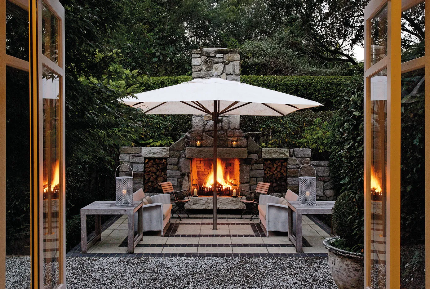 Huka Lodge, Taupo. Landscape design by Suzanne Turley Landscapes