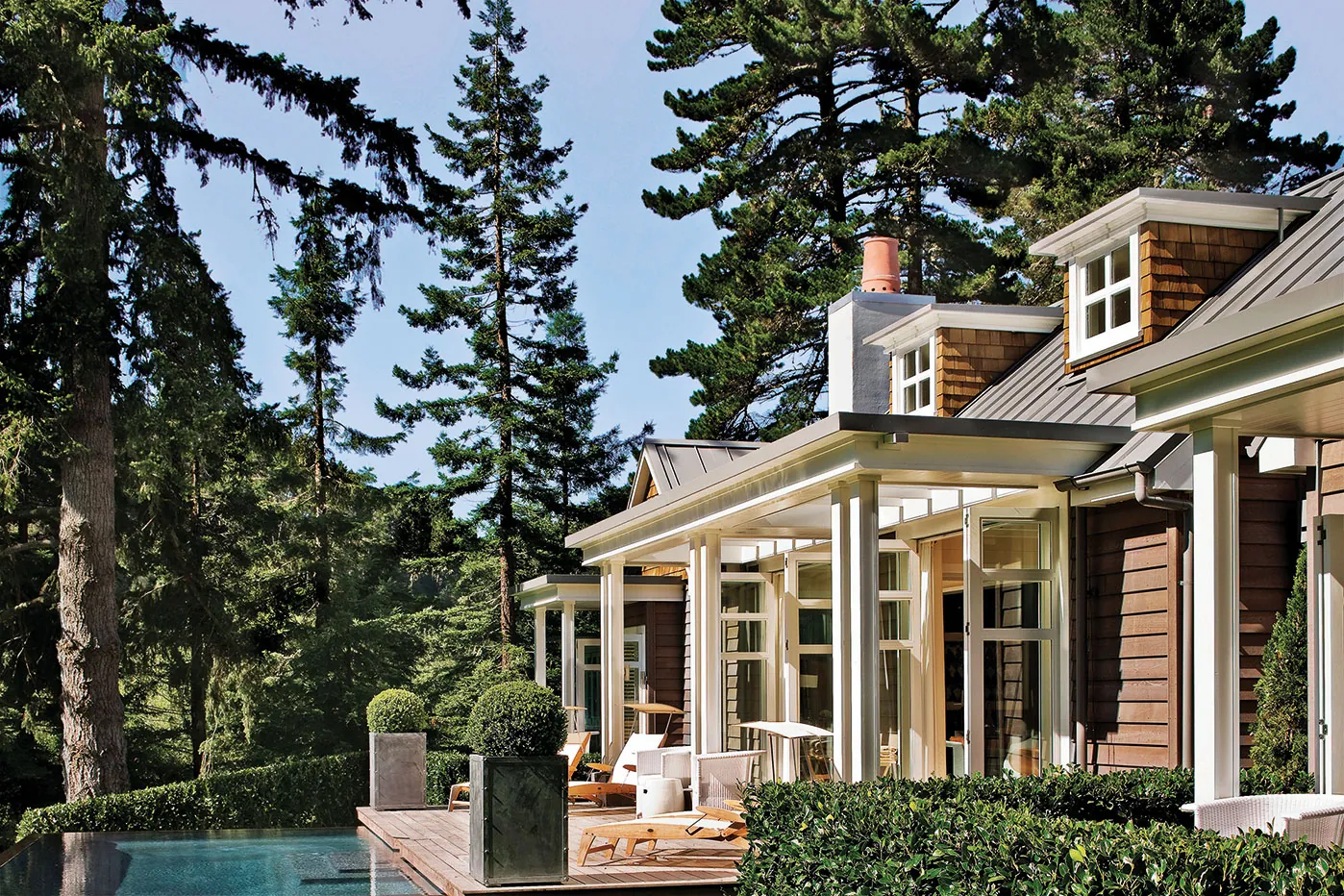 Huka Lodge, Taupo. Landscape design by Suzanne Turley Landscapes