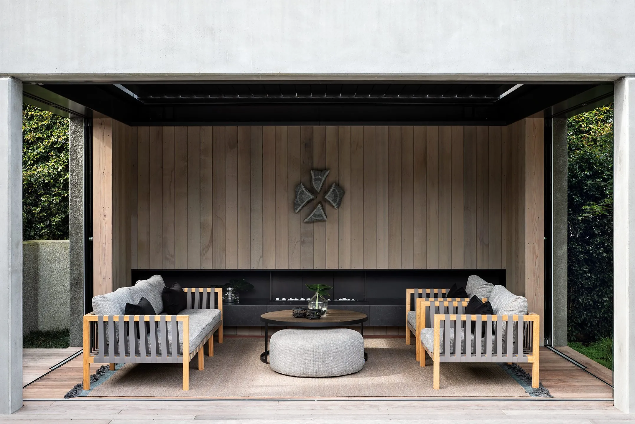Pool Pavilion, Auckland. Landscape design by Suzanne Turley Landscapes
